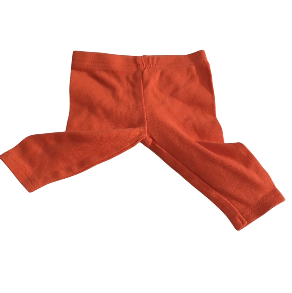 Just One You Made By Carter's Vibrant Orange Leggings Size NB.